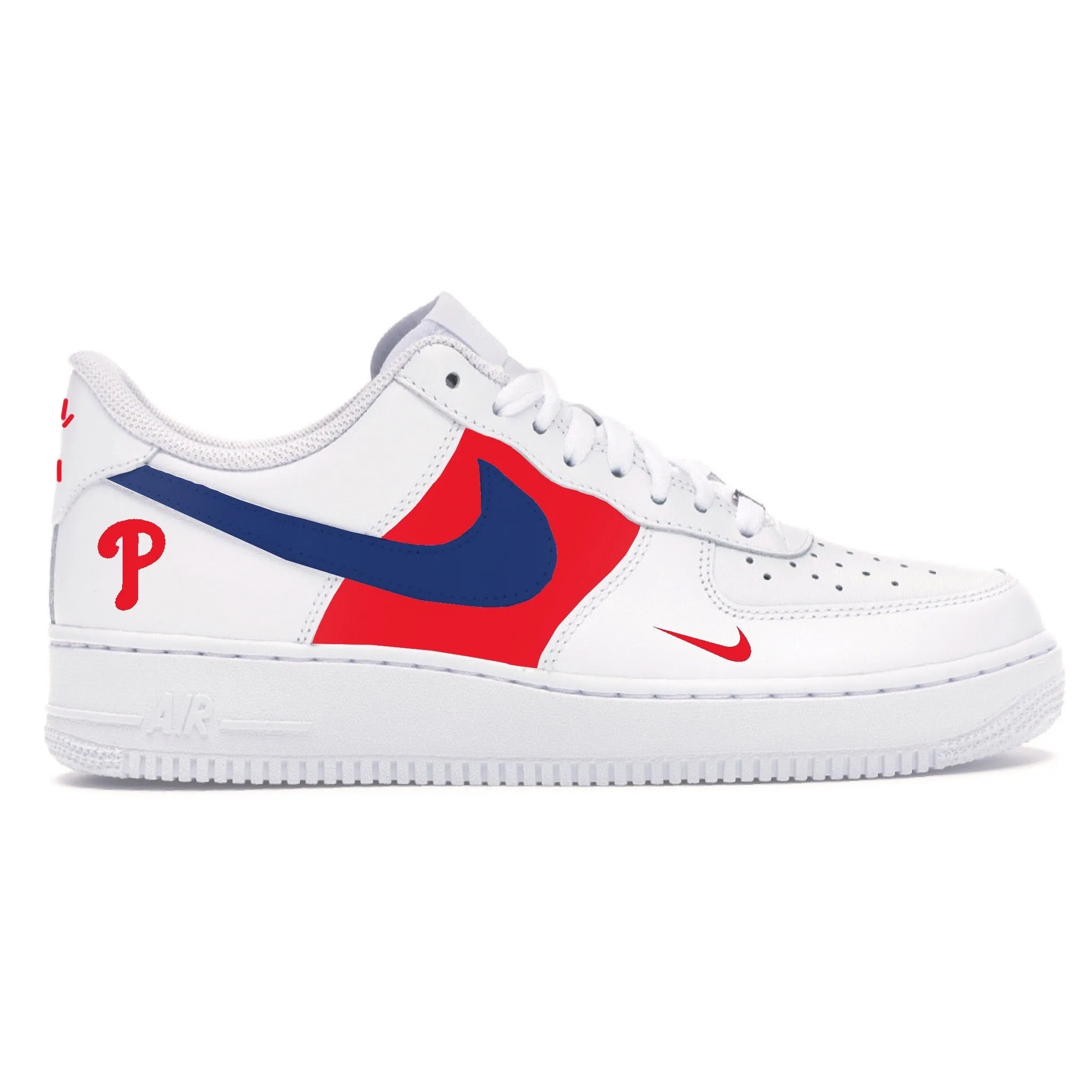 3 Custom Phillies Nike AF1s - Order Now