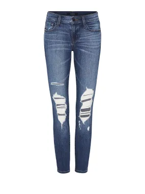 9326 High Waisted Crop Skinny Jeans