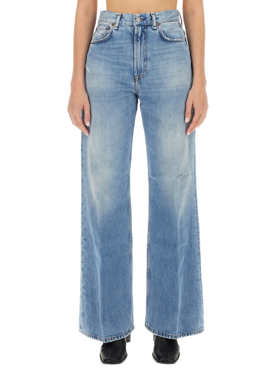 ACNE STUDIOS    RELAXED FIT COTTON DENIM JEANS