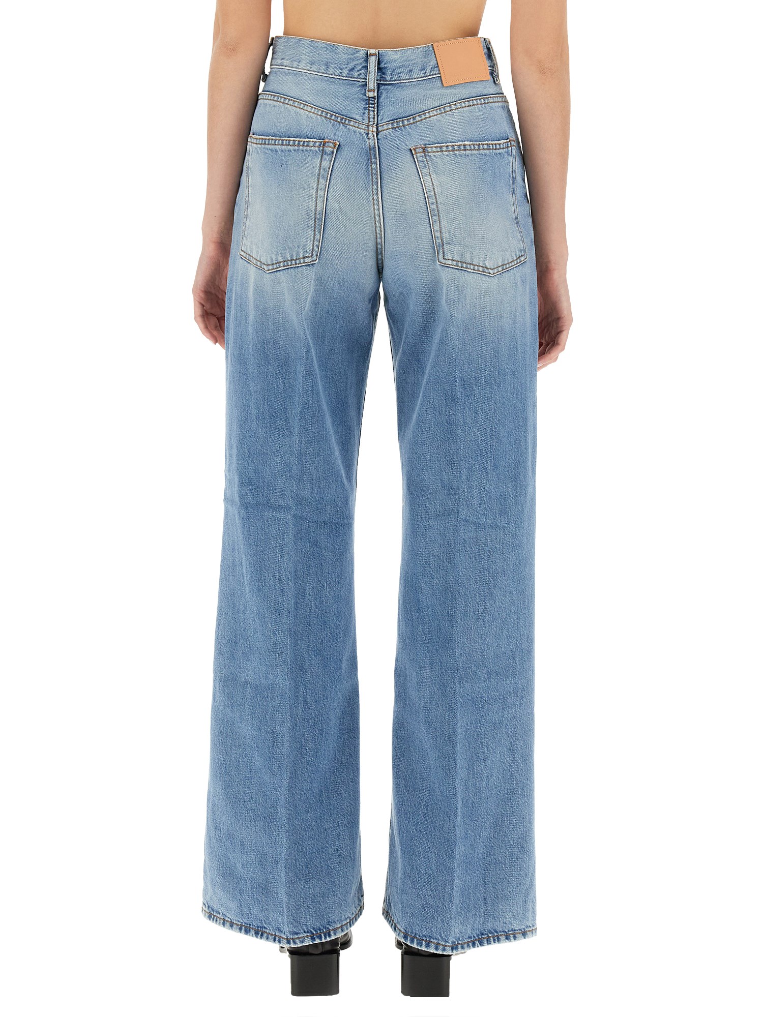 ACNE STUDIOS    RELAXED FIT COTTON DENIM JEANS