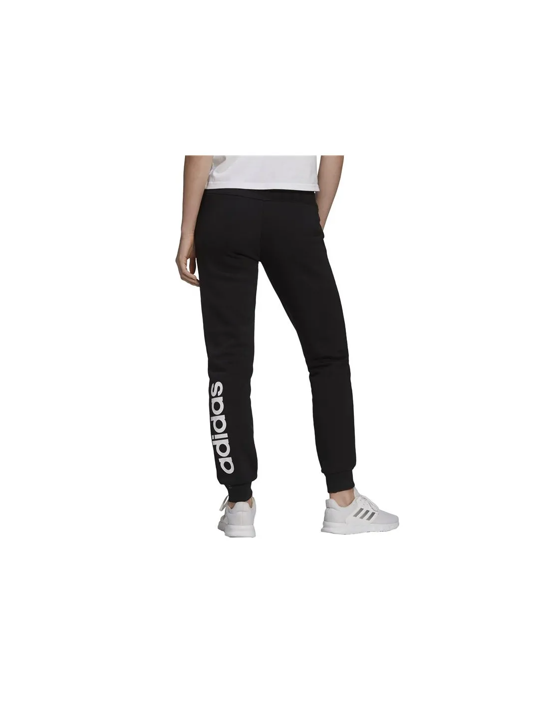 adidas Essentials Fleece Logo W Black Pants