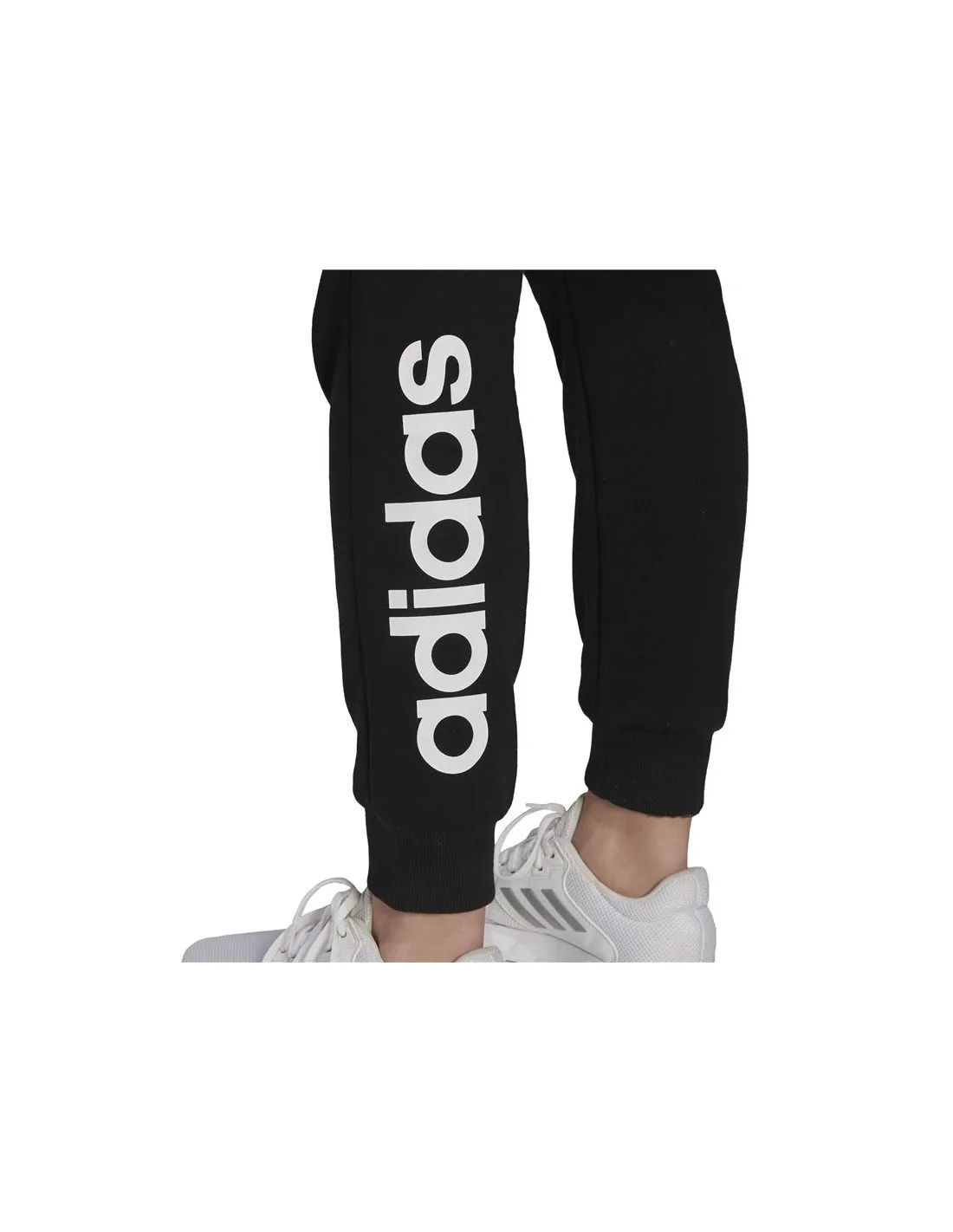 adidas Essentials Fleece Logo W Black Pants