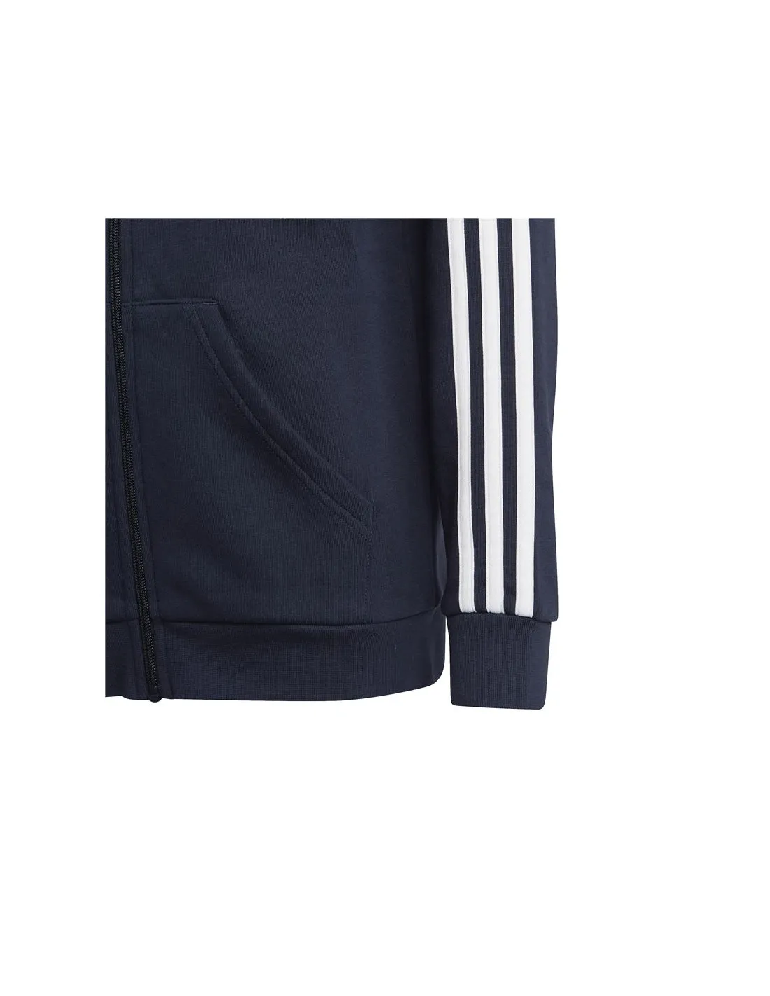 adidas Kids' Essentials Fleece Hoodie with 3 Stripes