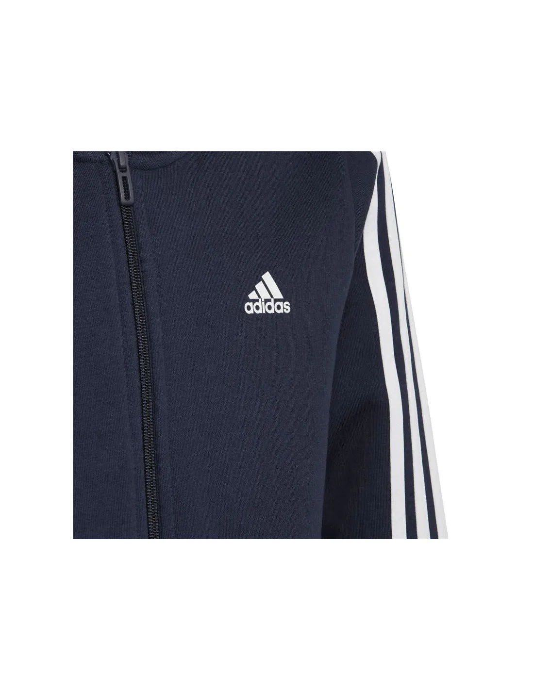 adidas Kids' Essentials Fleece Hoodie with 3 Stripes