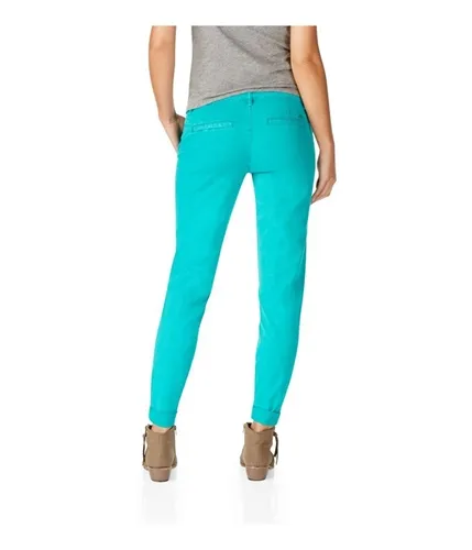 Aeropostale Womens Skinny Twill Casual Trouser Pants