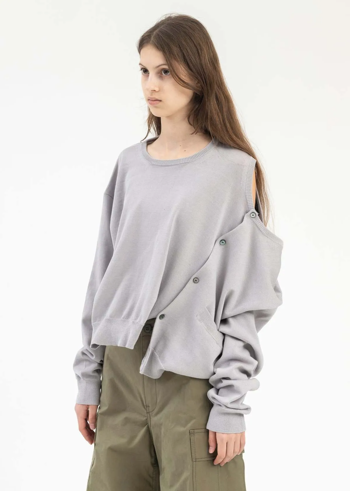 Ai Image Generation Mistake Knitwear - Grey