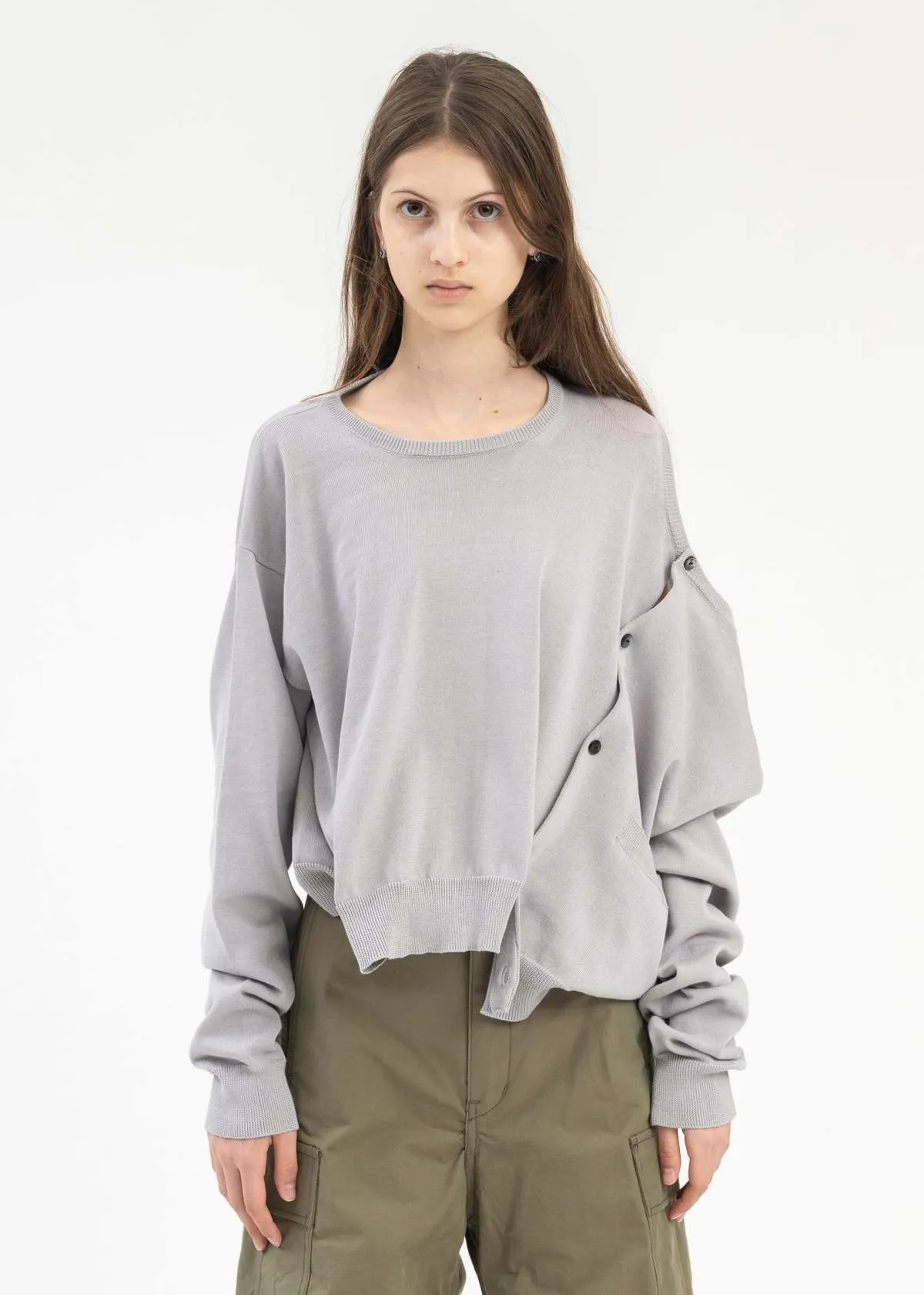 Ai Image Generation Mistake Knitwear - Grey