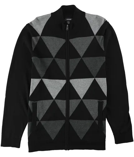 Alfani Mens Triangle Cardigan Sweater