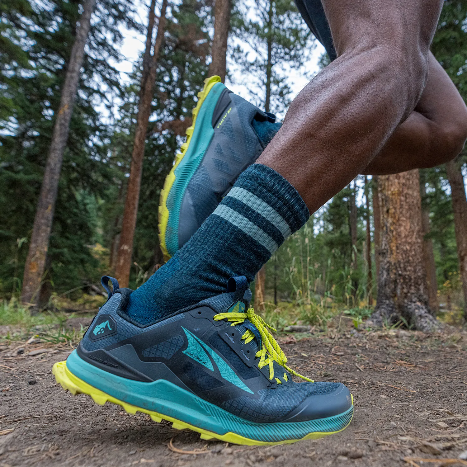 Altra Lone Peak 8 - Black/Green.