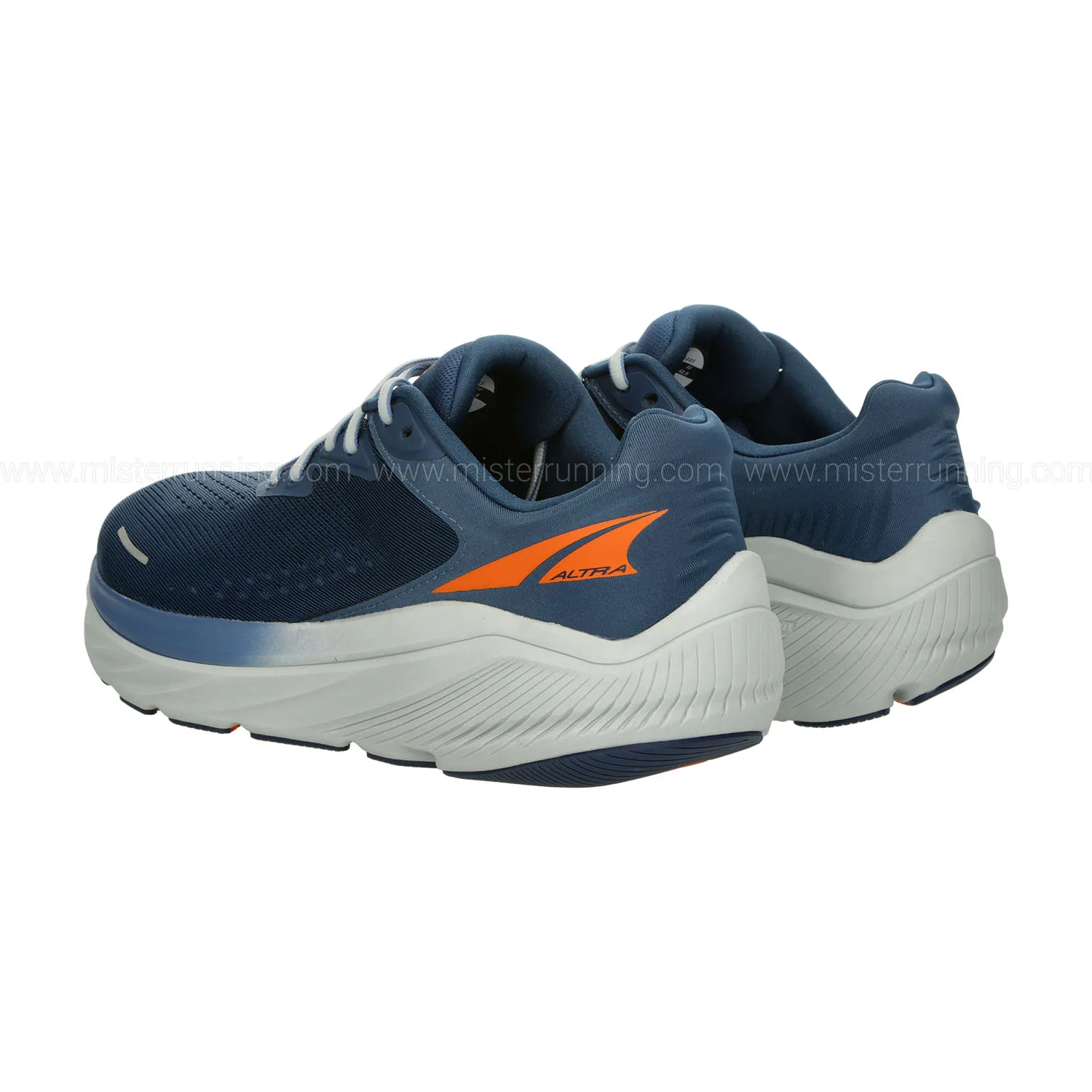 Altra Olympus 2 Navy trail running shoes.