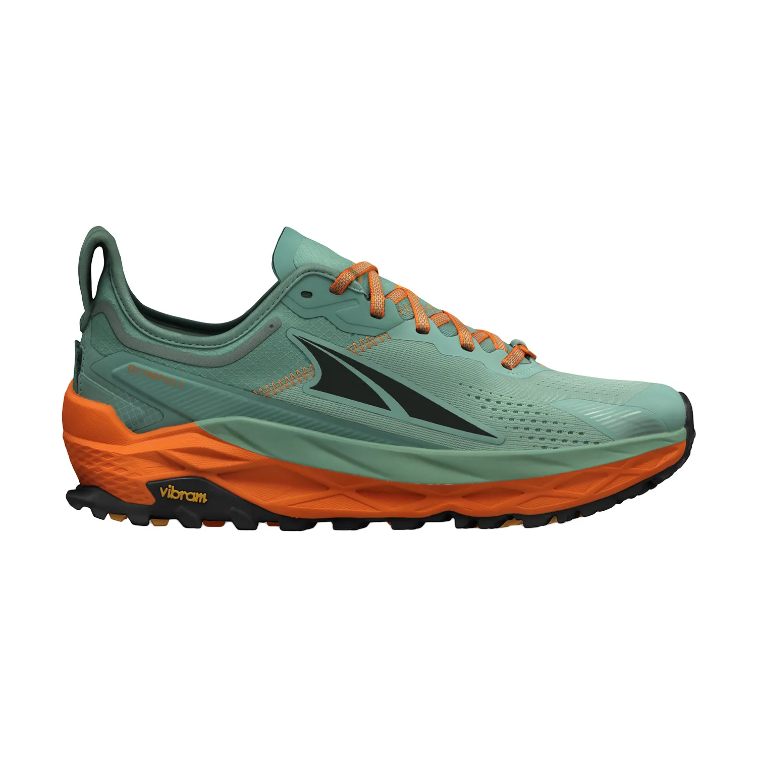 Altra Olympus 5 running shoes in Gray/Orange.