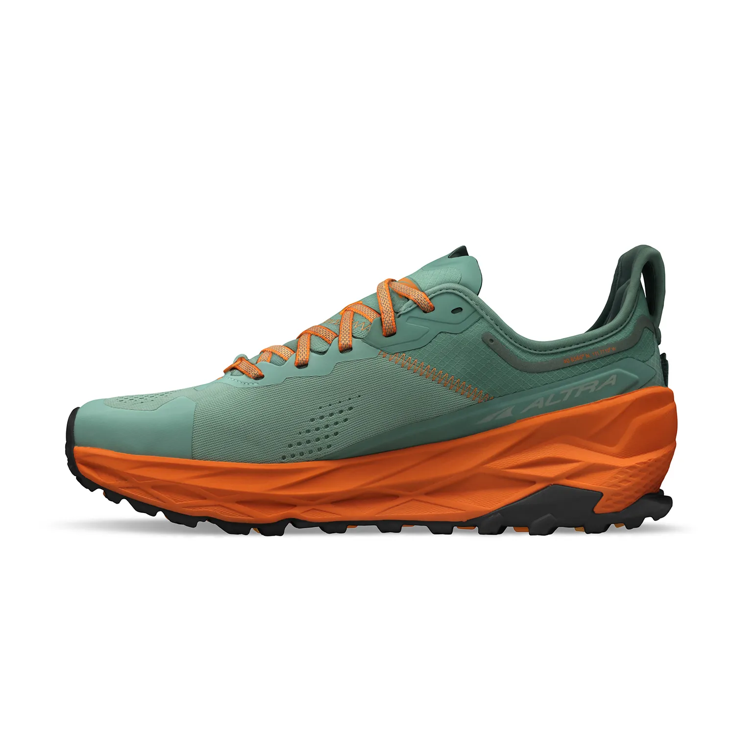 Altra Olympus 5 running shoes in Gray/Orange.