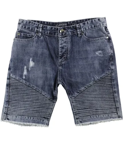 American Rag Mens Destroyed Casual Denim Shorts