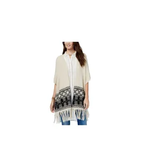 American Rag Womens Fringe Cardigan Sweater