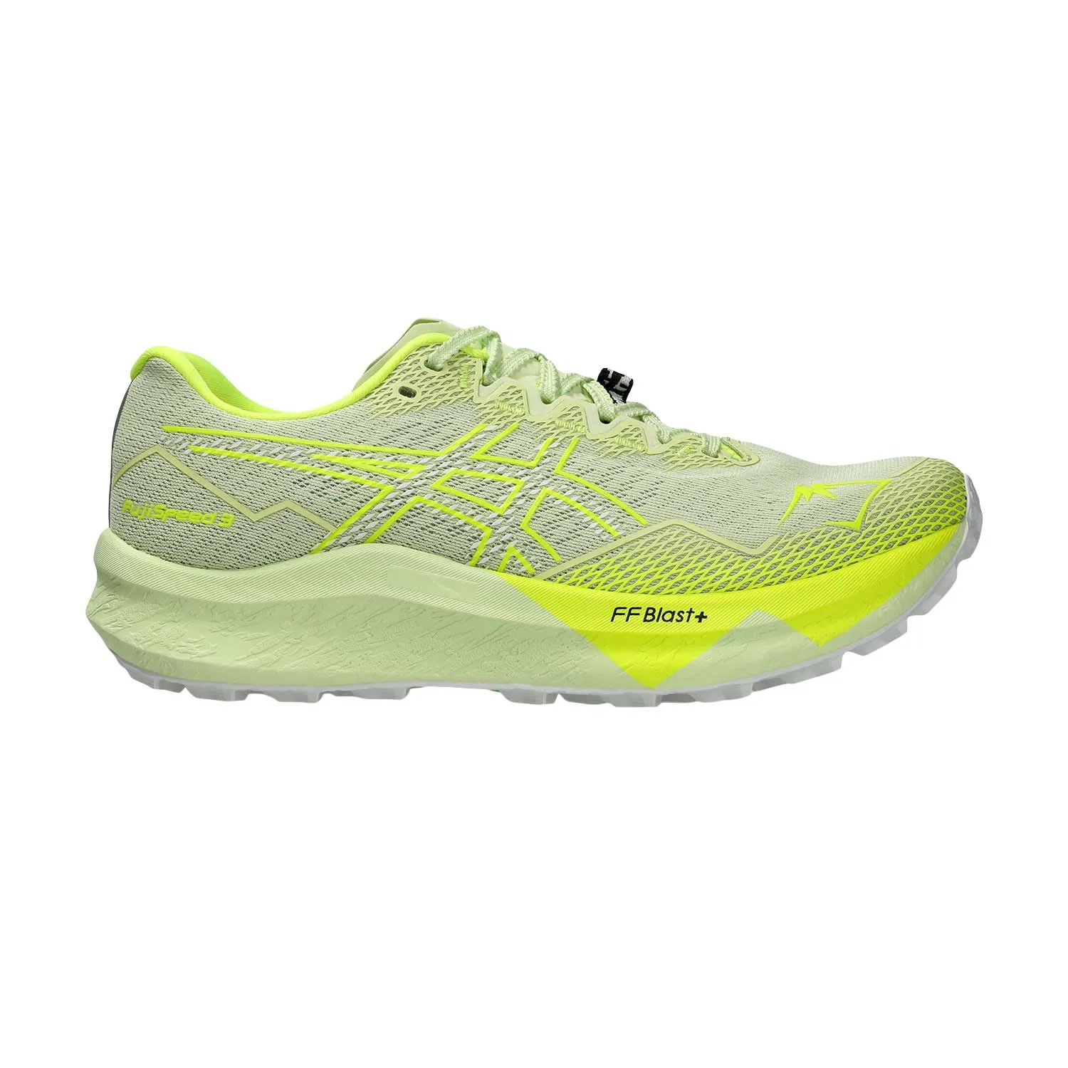 ASICS Fuji Speed 3 Shoes Cool Matcha Safety Yellow