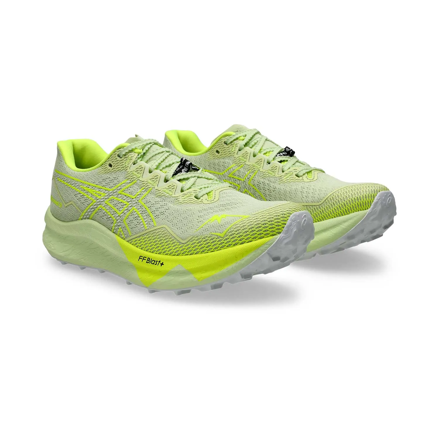 ASICS Fuji Speed 3 Shoes Cool Matcha Safety Yellow