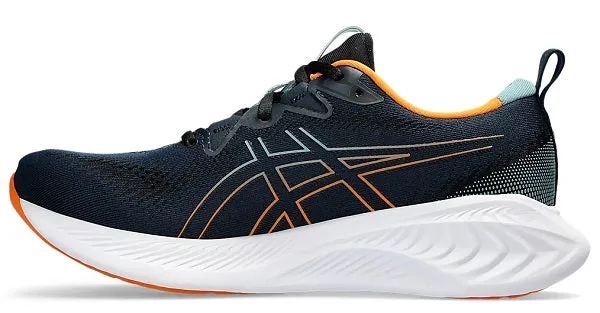 Asics Gel Cumulus 25 (2E Width) - French Blue/Bright Orange (Mens)