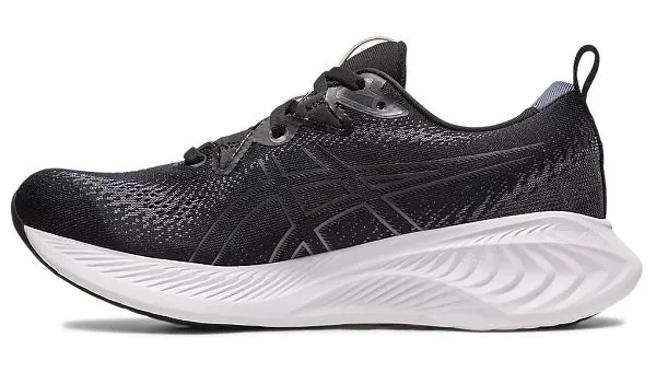 Asics Gel Cumulus 25 - Black/White, Women's, B Width