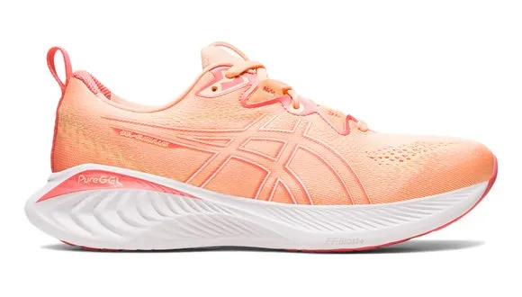 Asics Gel Cumulus 25 Womens Shoes - Summer Dune/Light Orange - D Width