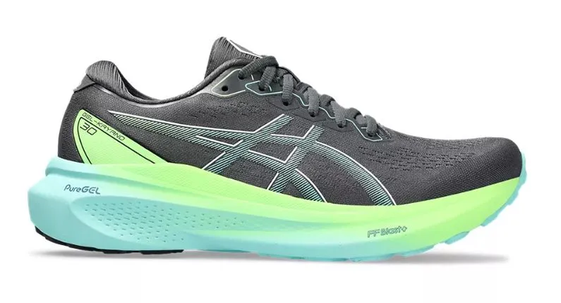 Asics Gel Kayano 30 (2E Width) - Carrier Grey/Illuminate Mint (Mens)