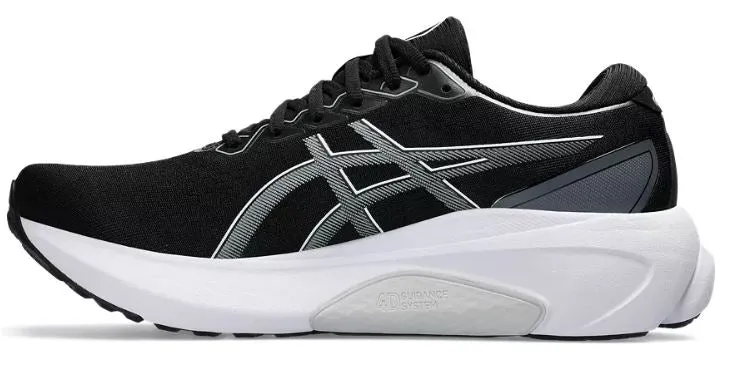 Asics Gel Kayano 30 Women's Running Shoes - Black/Sheet Rock (B Width)