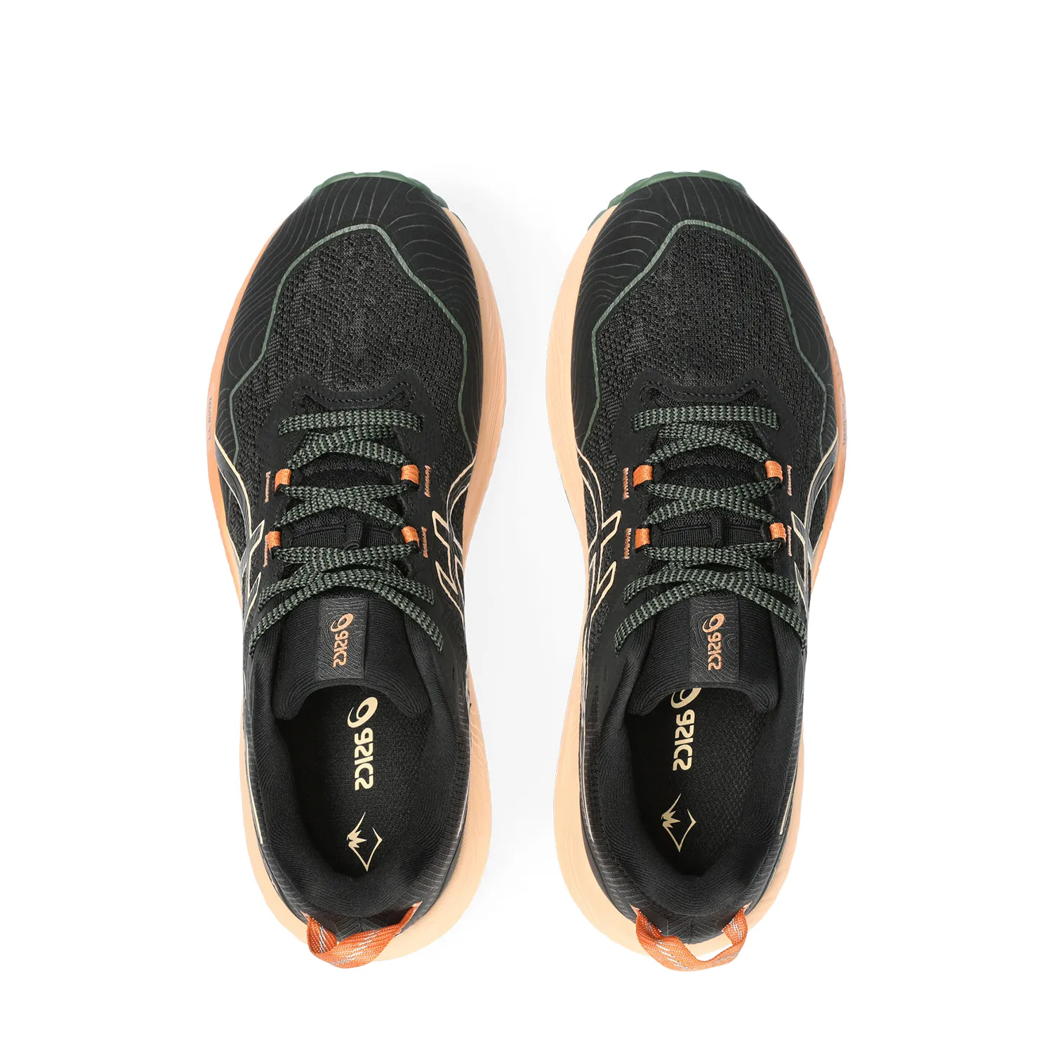 Asics Gel Trabuco 11 Black/Apricot Crush running shoes