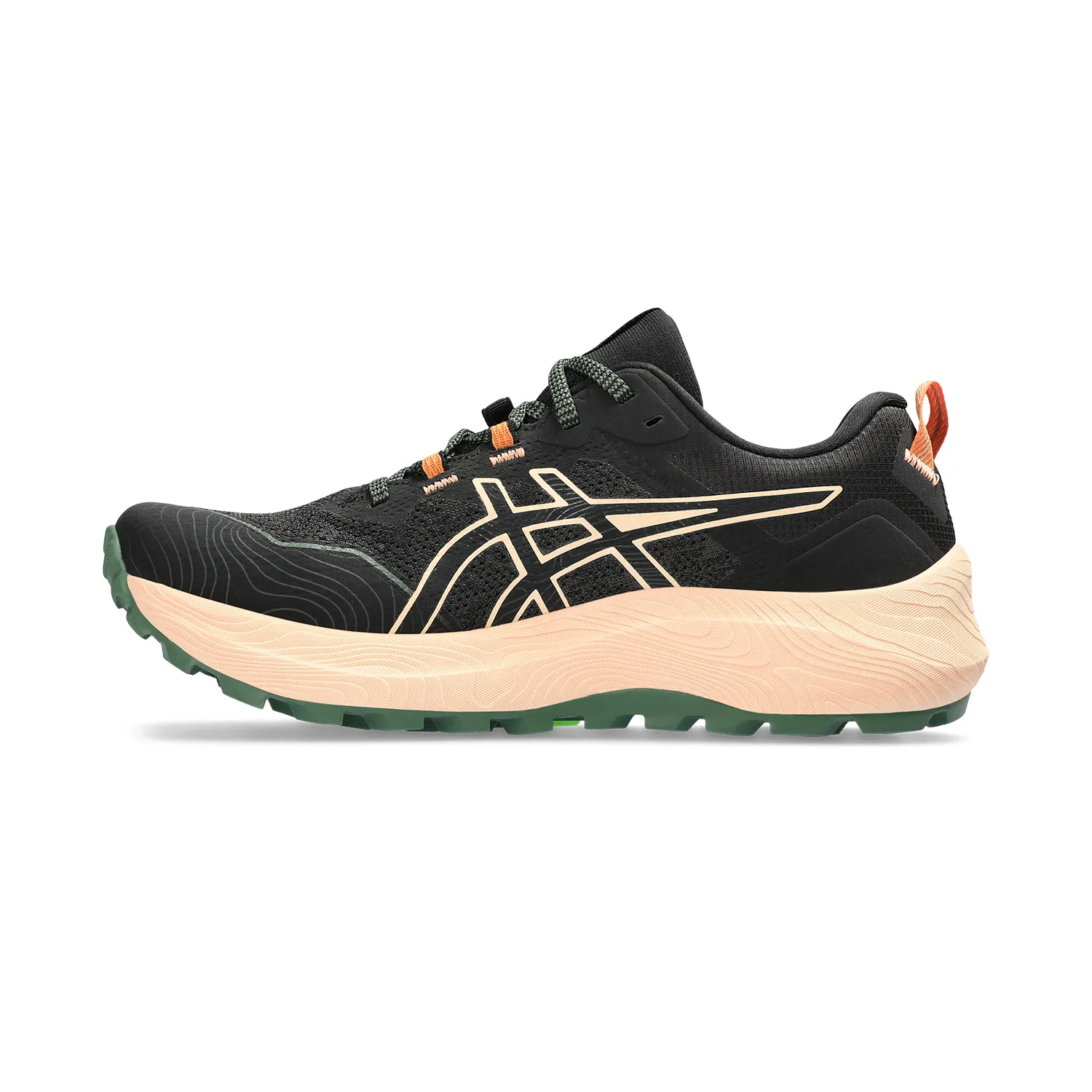 Asics Gel Trabuco 11 Black/Apricot Crush running shoes