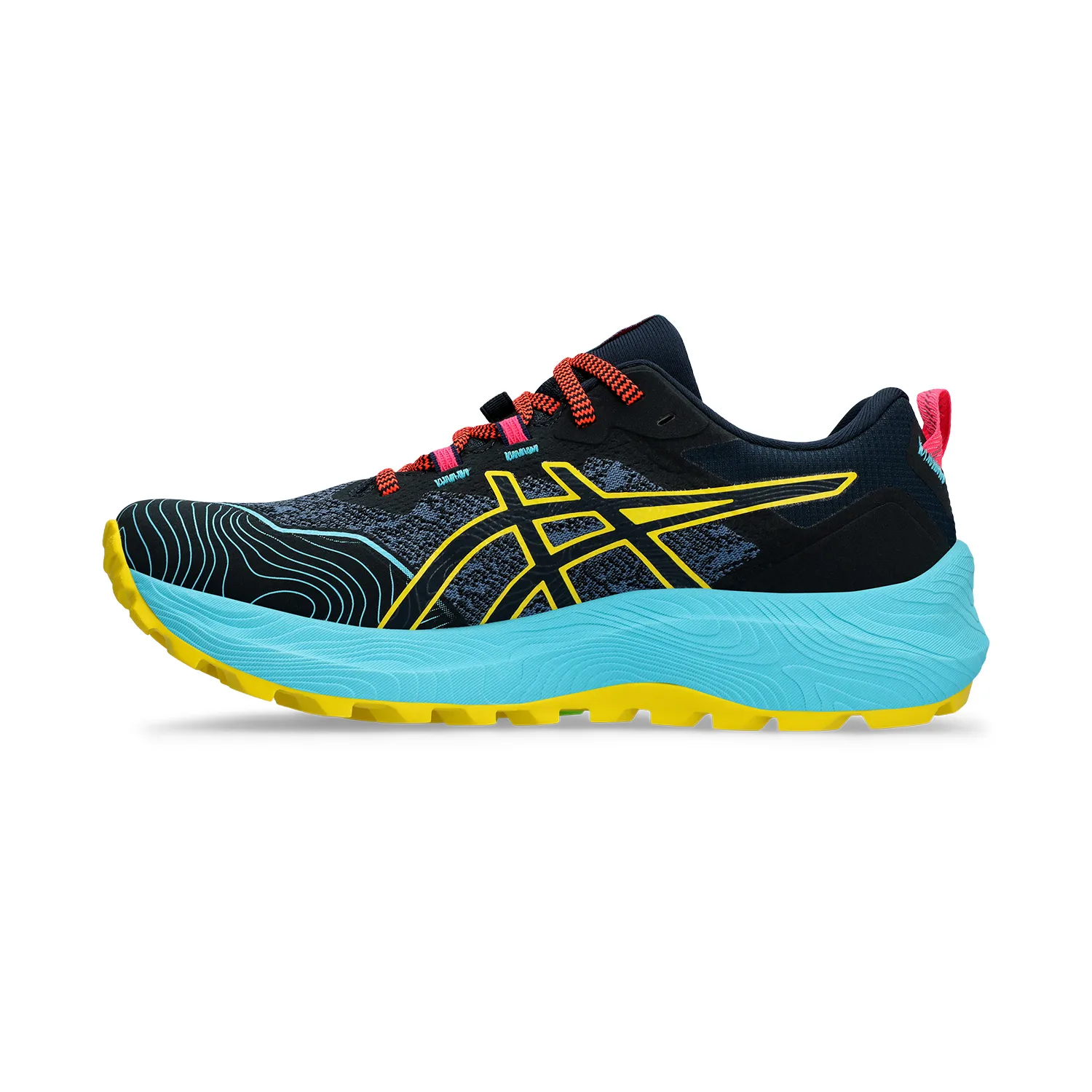 Asics Gel Trabuco 11 French Blue Vibrant Yellow Running Shoes