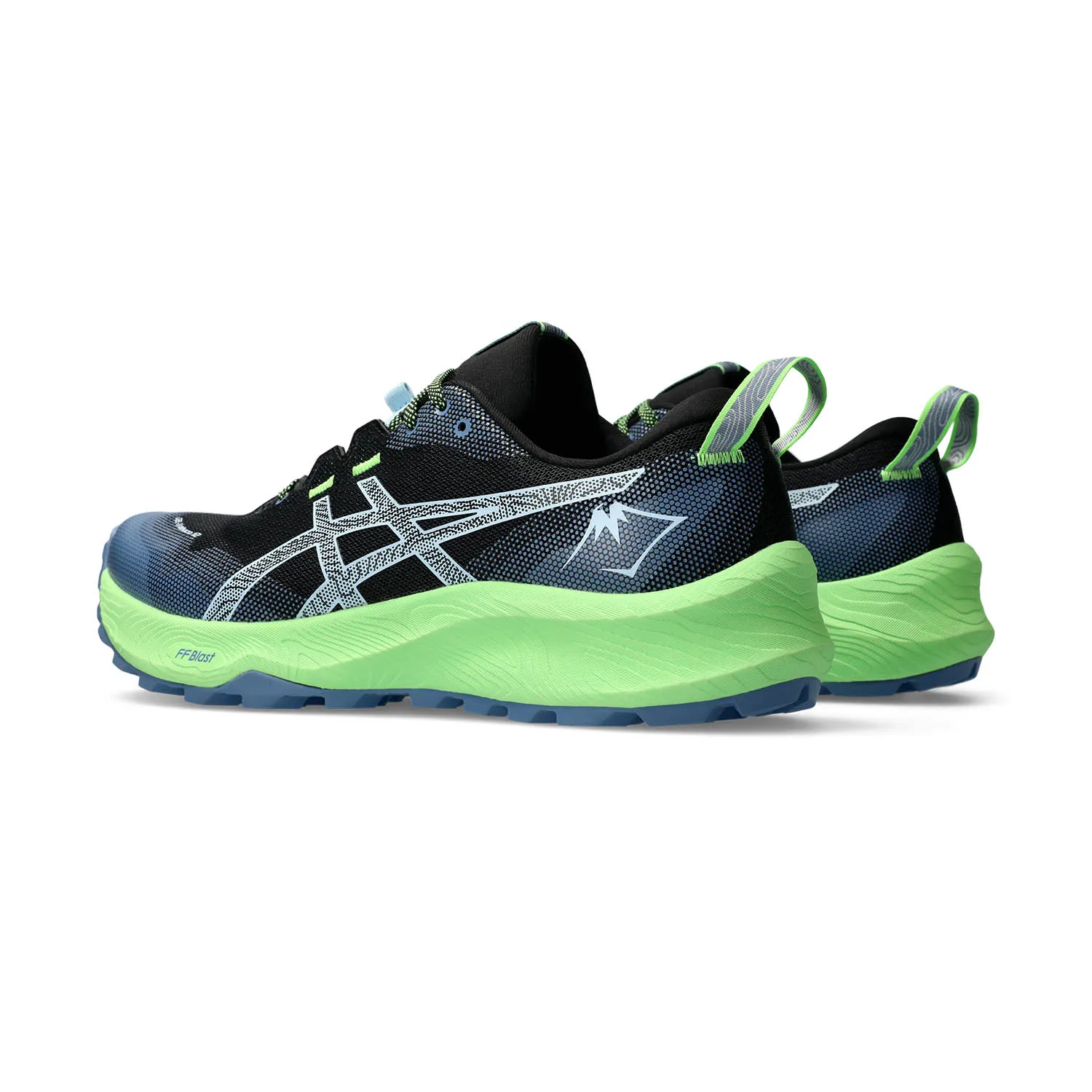 ASICS Gel Trabuco 12 - Black and Light Blue