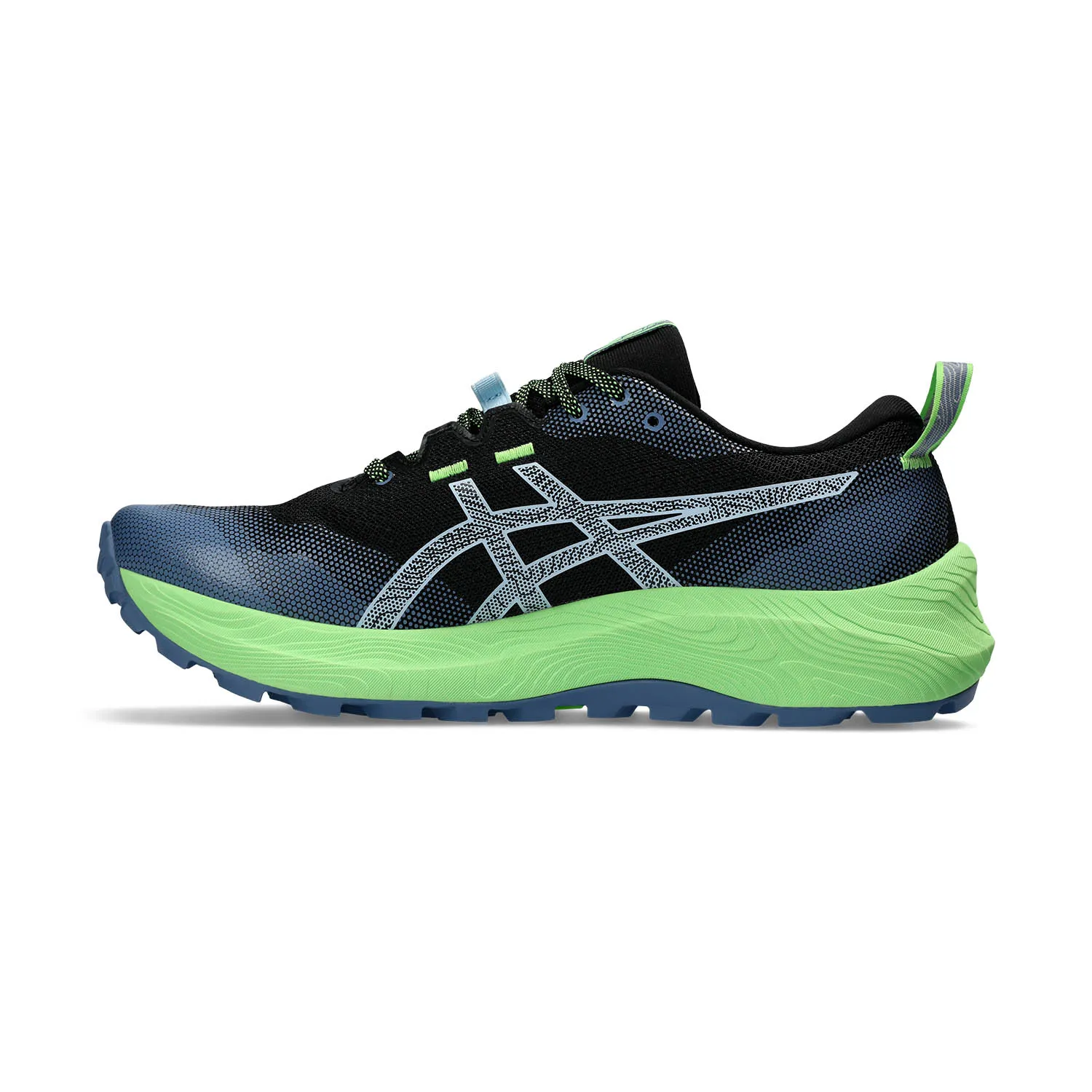 ASICS Gel Trabuco 12 - Black and Light Blue