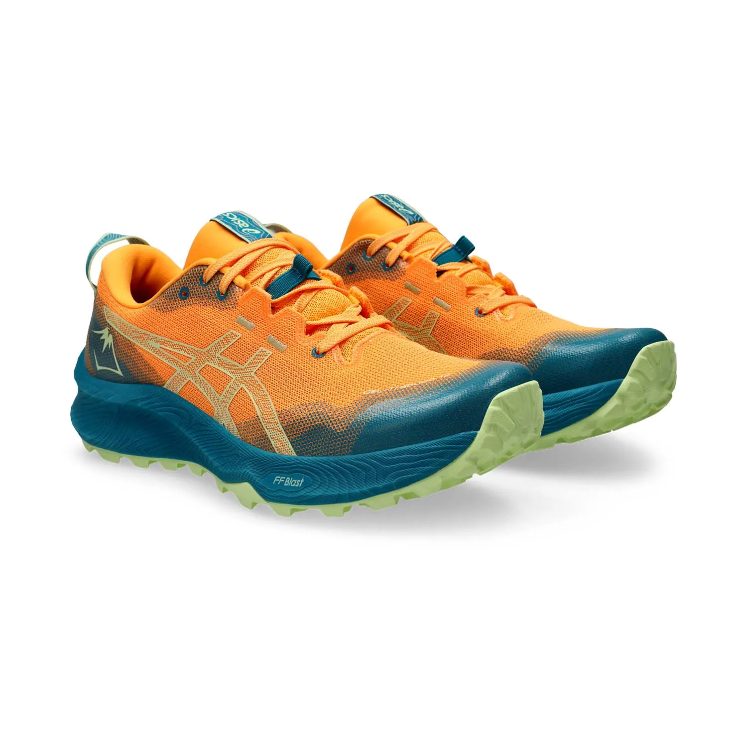 Asics Gel Trabuco 12 in Stadium Orange/Cool Matcha - Latest Release