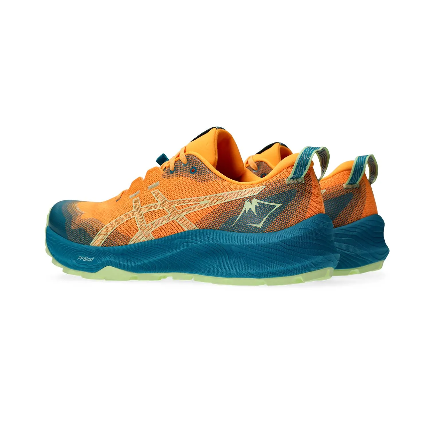 Asics Gel Trabuco 12 in Stadium Orange/Cool Matcha - Latest Release