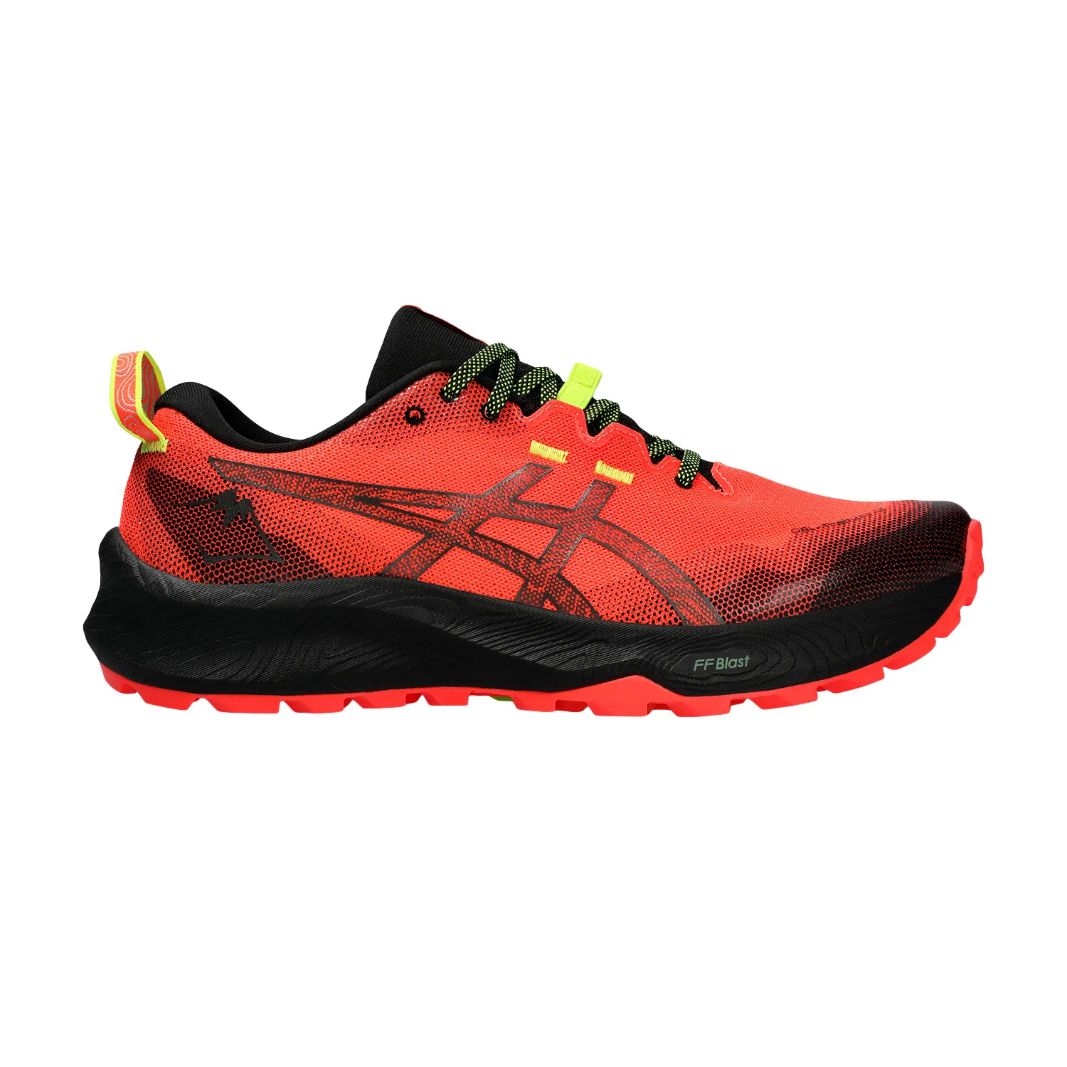 Asics Gel Trabuco 12 Sunrise Red Gunmetal running shoes