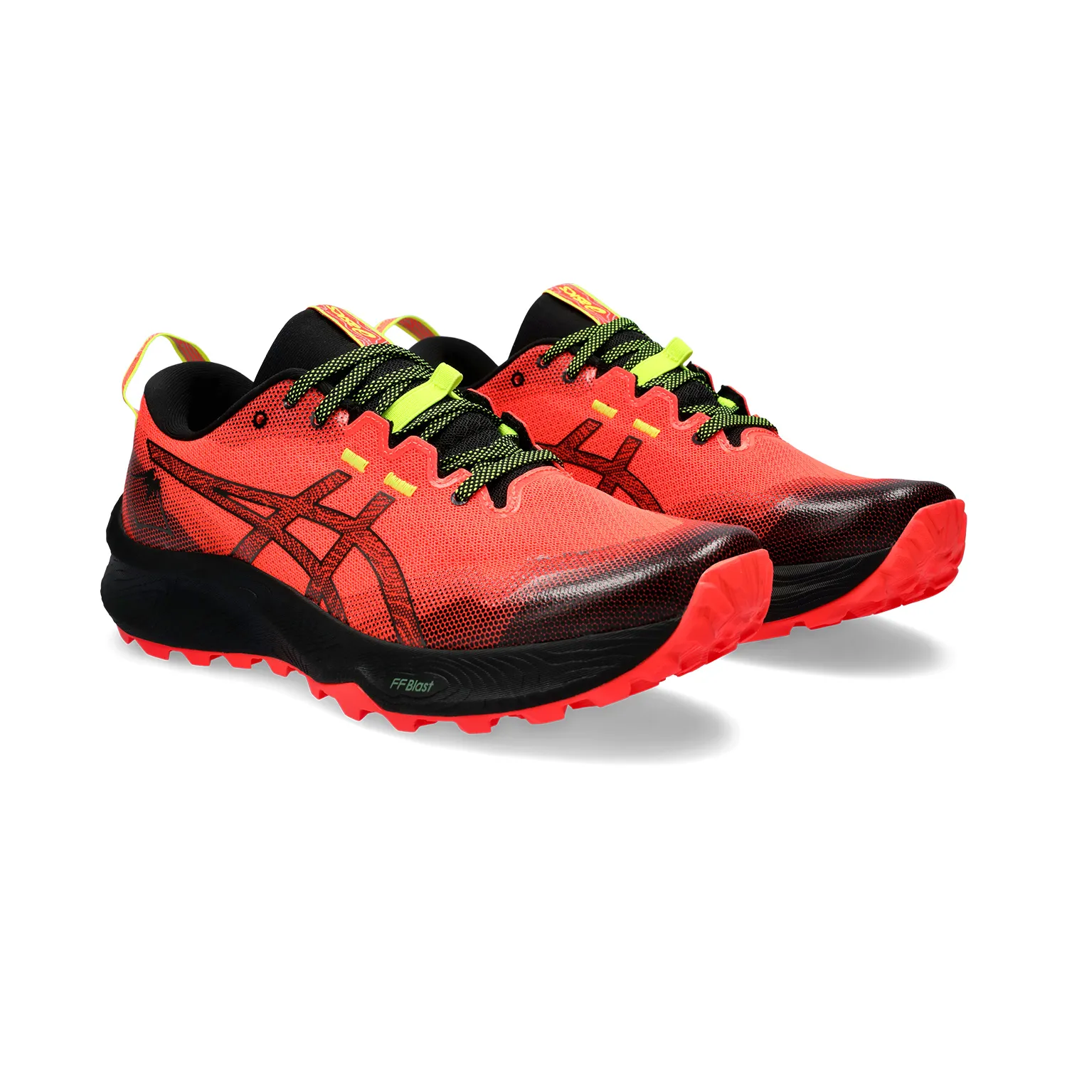 Asics Gel Trabuco 12 Sunrise Red Gunmetal running shoes