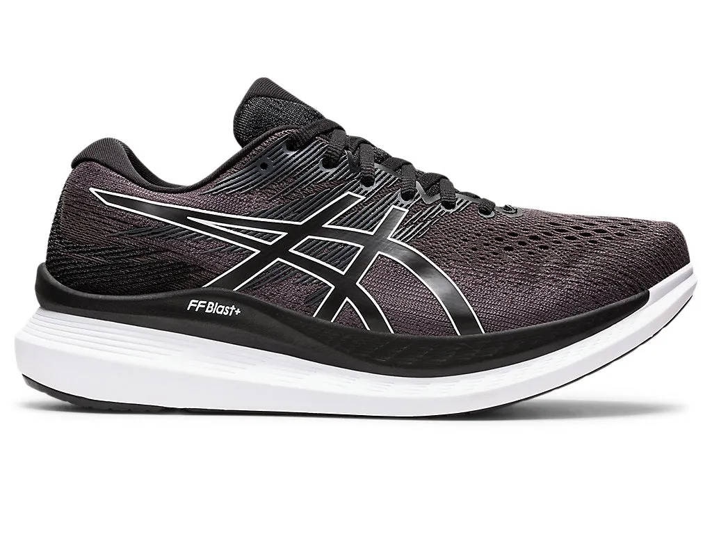 Asics Glideride 3 2E Black White Men's Shoes