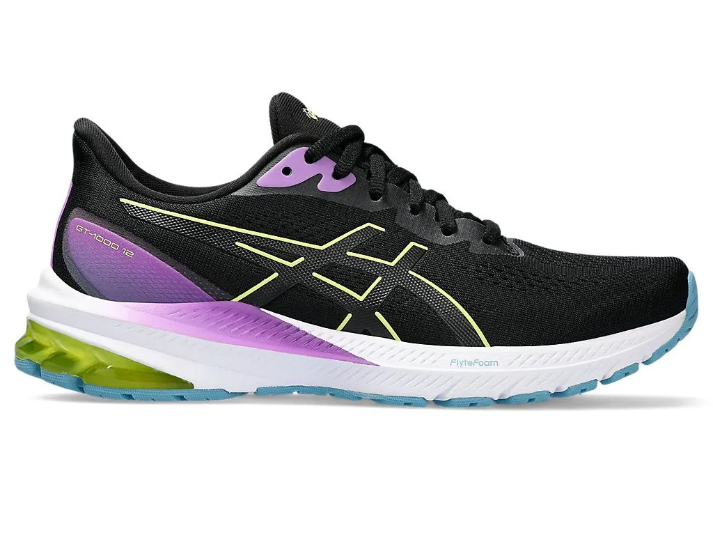 ASICS GT-1000 12 Women's Shoe - Black/Glow Yellow