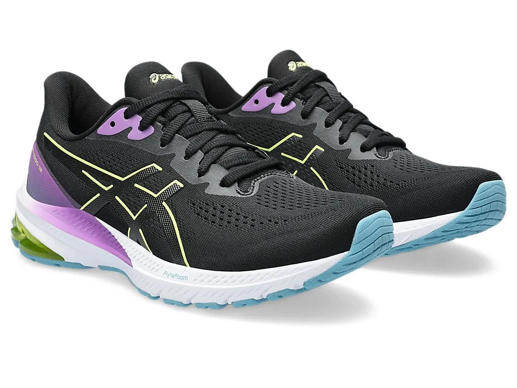 ASICS GT-1000 12 Women's Shoe - Black/Glow Yellow