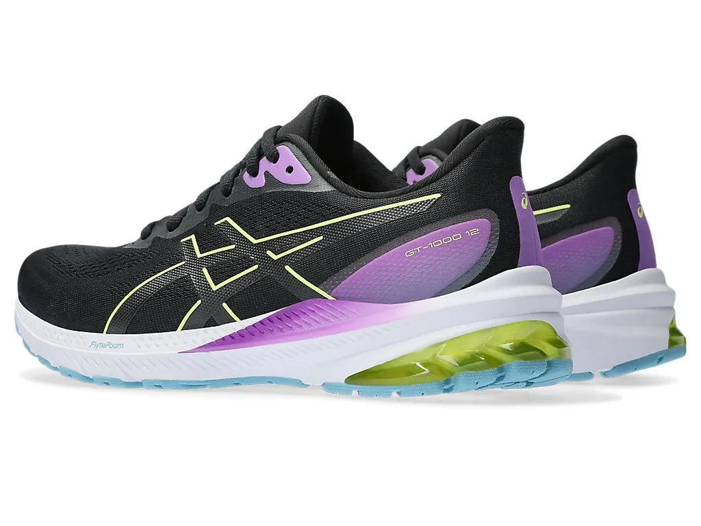 ASICS GT-1000 12 Women's Shoe - Black/Glow Yellow