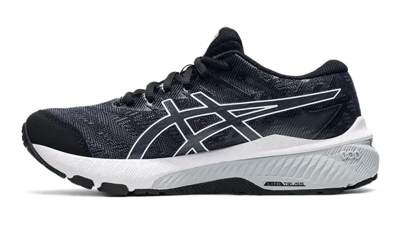 Asics GT-2000 10 GS black white kids running shoes