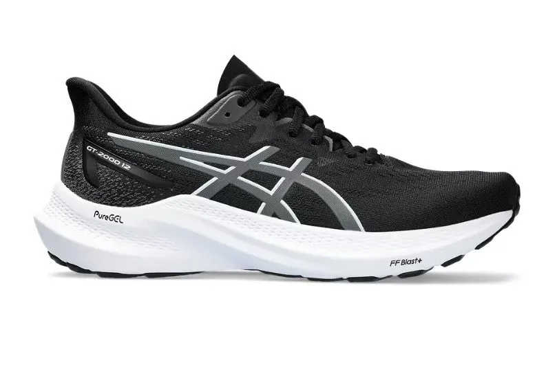 Asics GT-2000 12 2A Width Black Carrier Grey Womens