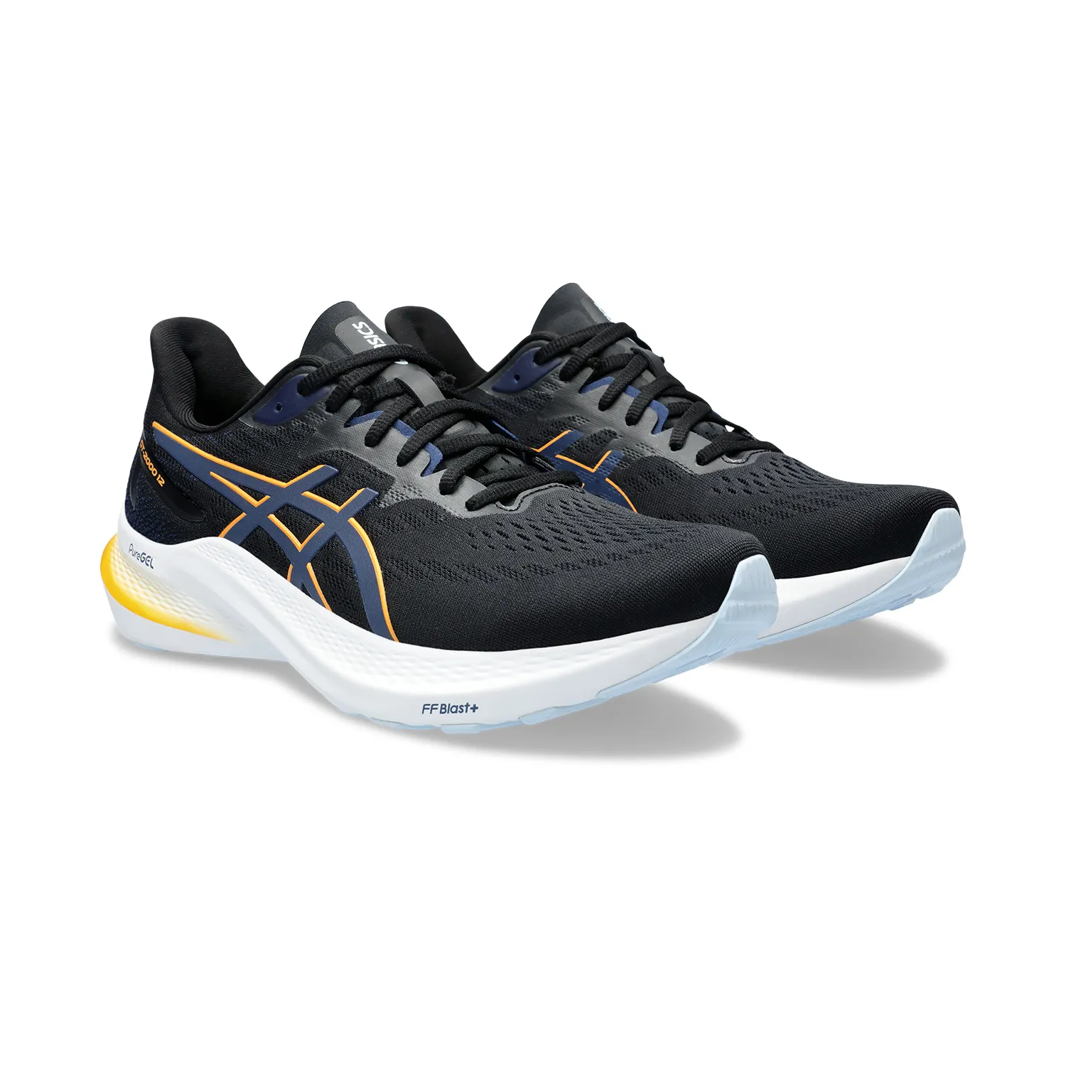 Asics GT 2000 12 Black/Yellow Running Shoes