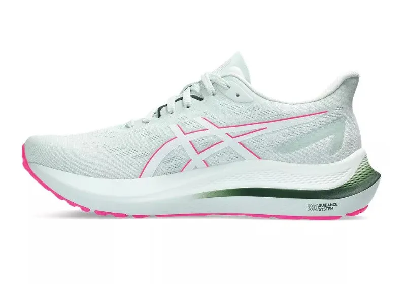 Asics GT-2000 12 (D Width) - Pure Aqua/White Womens Running Shoes