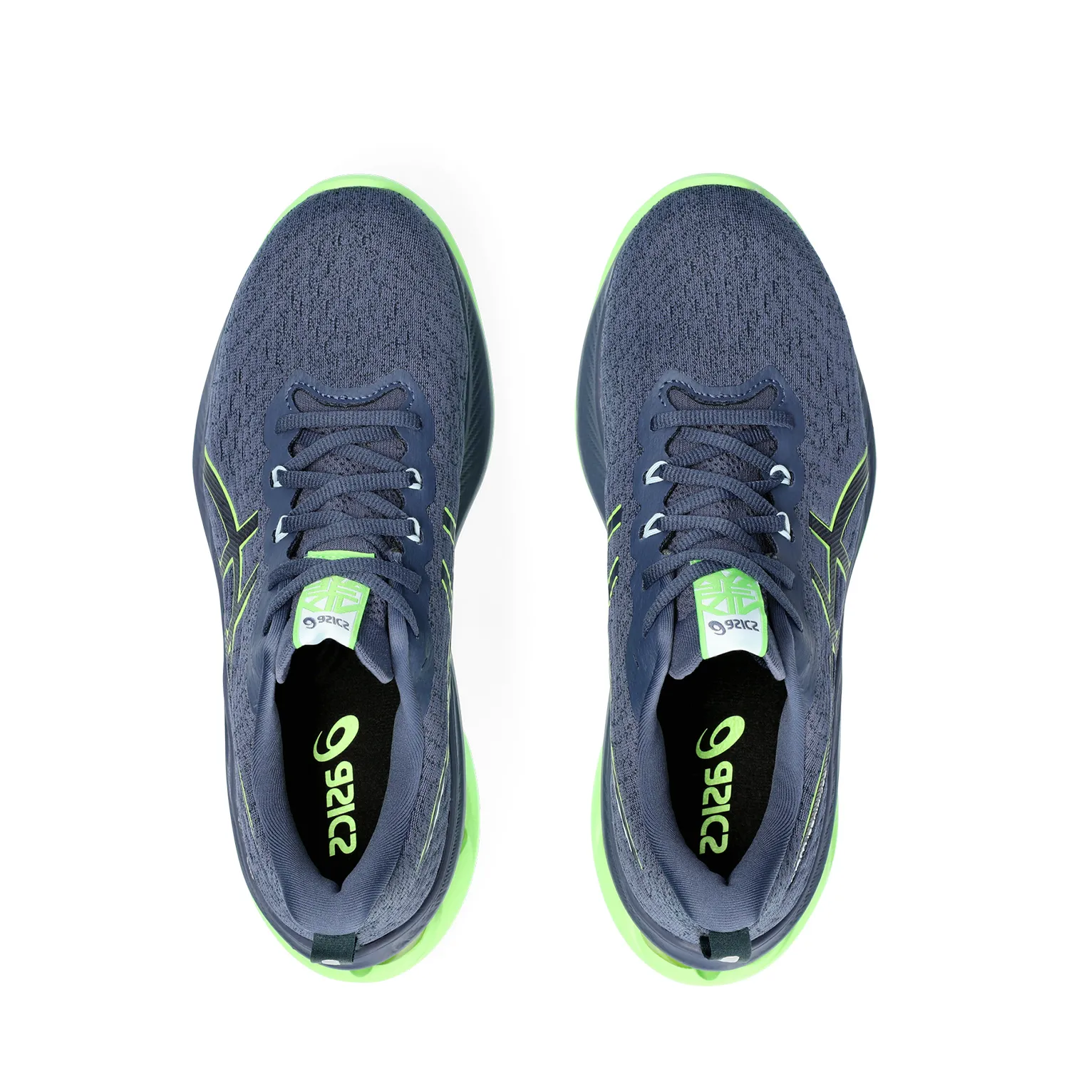 Asics Kinsei Max Thunder Blue Electric Lime