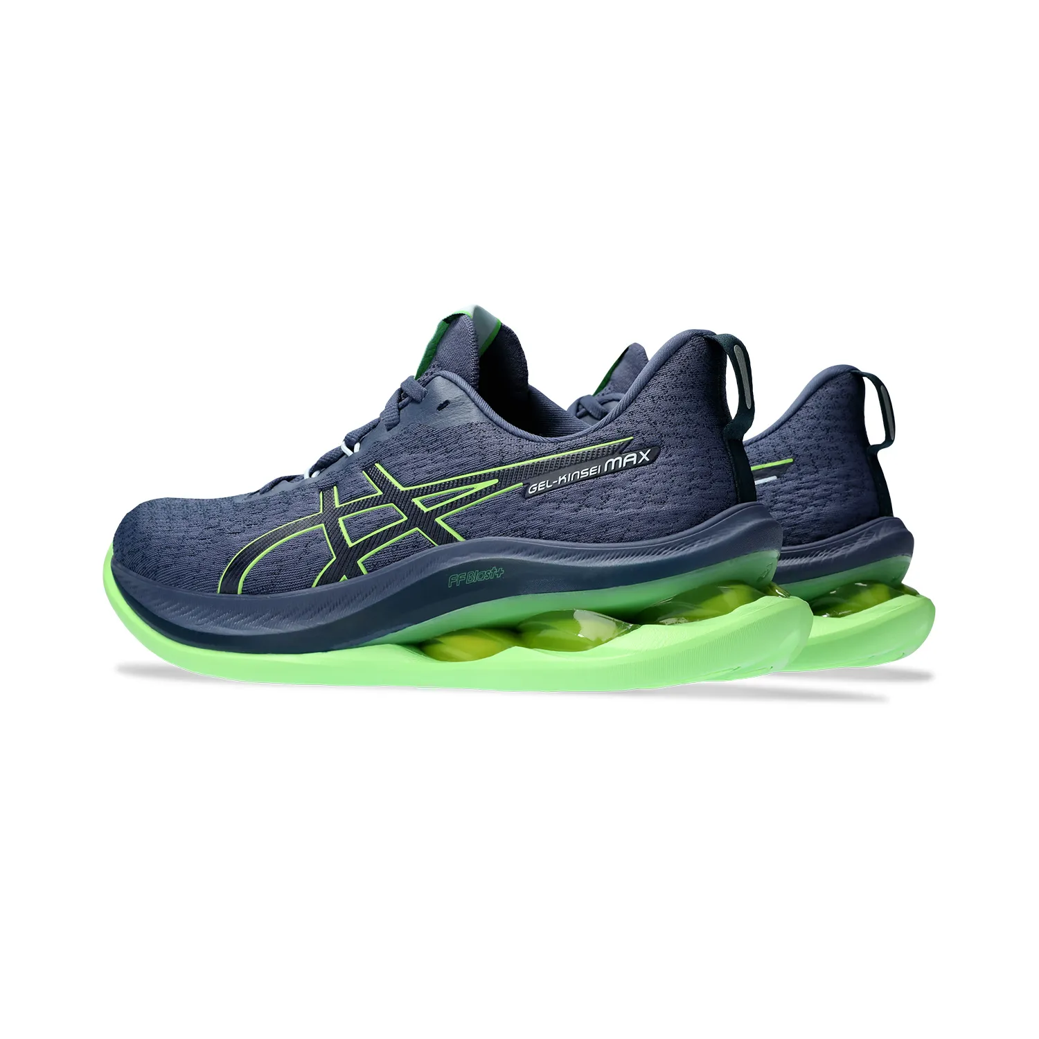 Asics Kinsei Max Thunder Blue Electric Lime