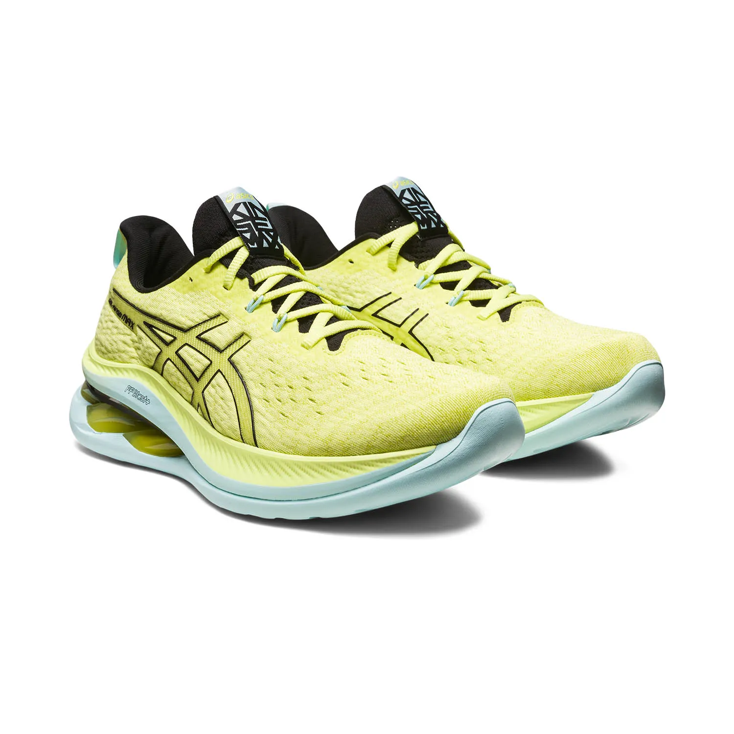 Asics Kinsei Max Yellow/Black shoes.