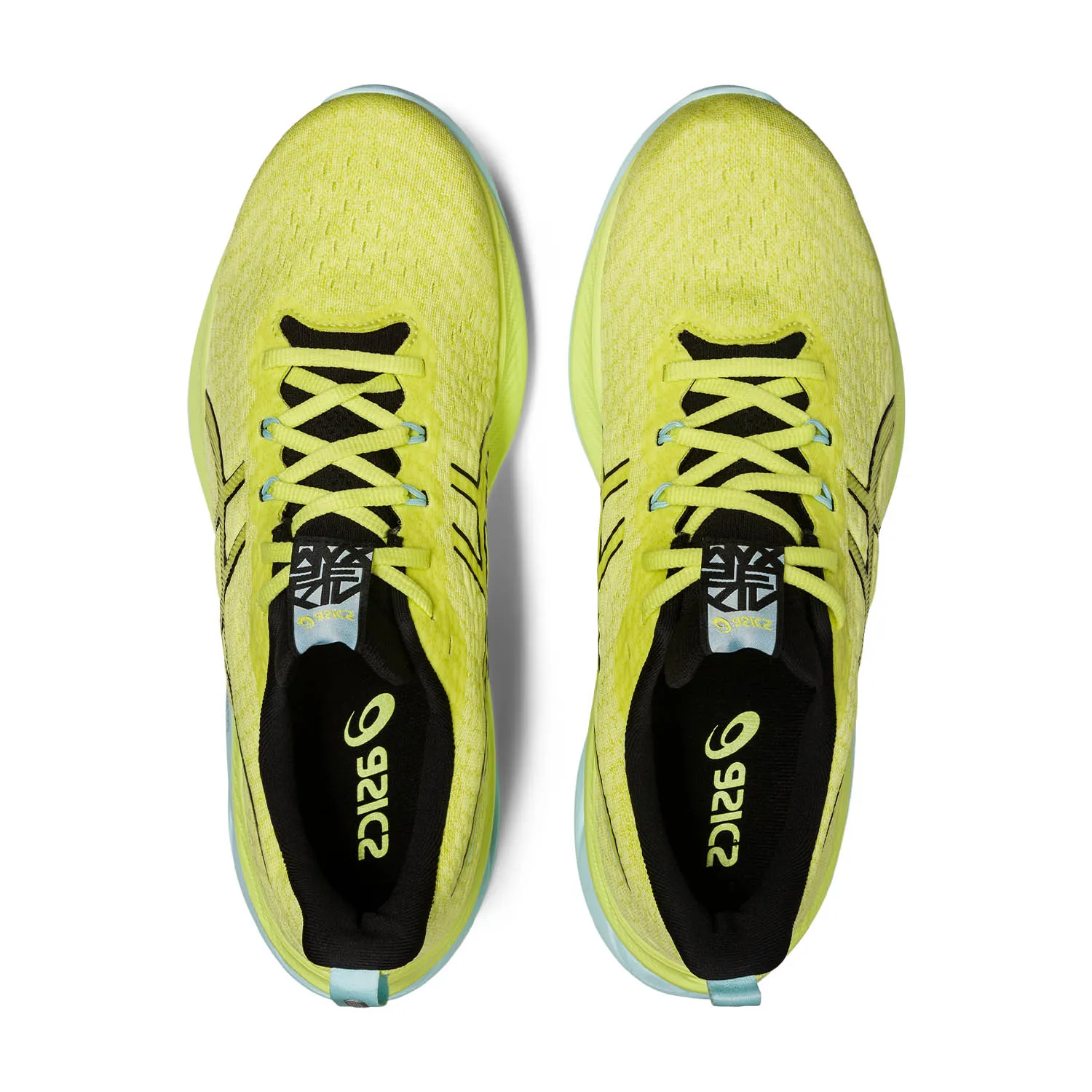 Asics Kinsei Max Yellow/Black shoes.