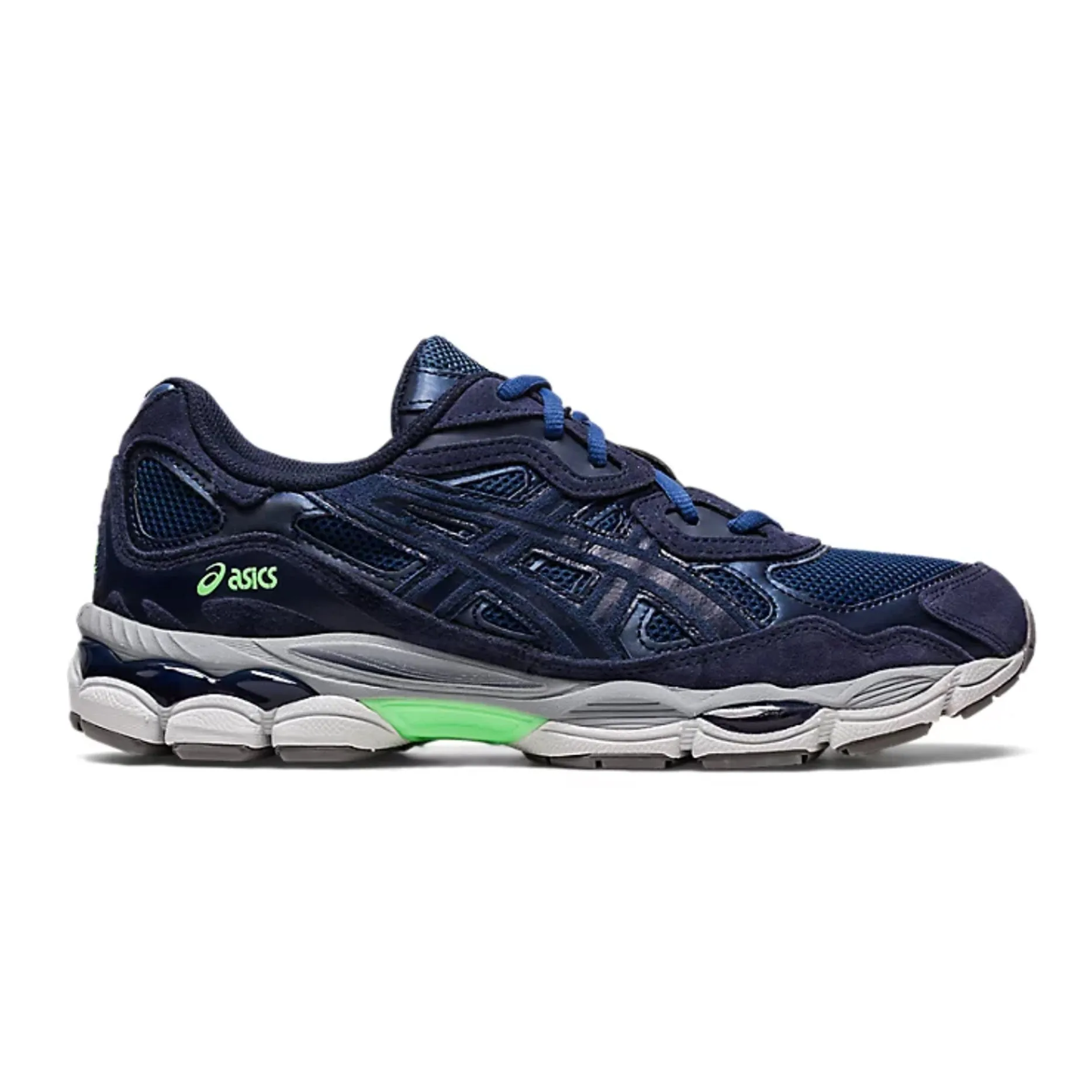 ASICS navy blue trainers