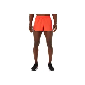 Asics orange split shorts