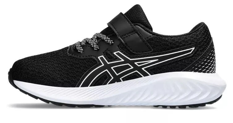 Asics Pre Excite 10 PS - Black/White Kids 