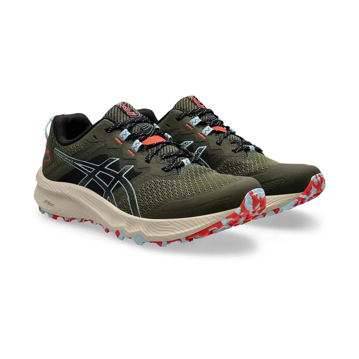 Asics Trabuco Terra 2 Green Blue